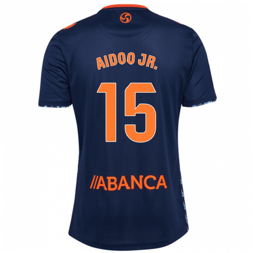 Femme Football Maillot Joseph Aidoo #15 Bleu Marine Tenues Extérieur 2024/25