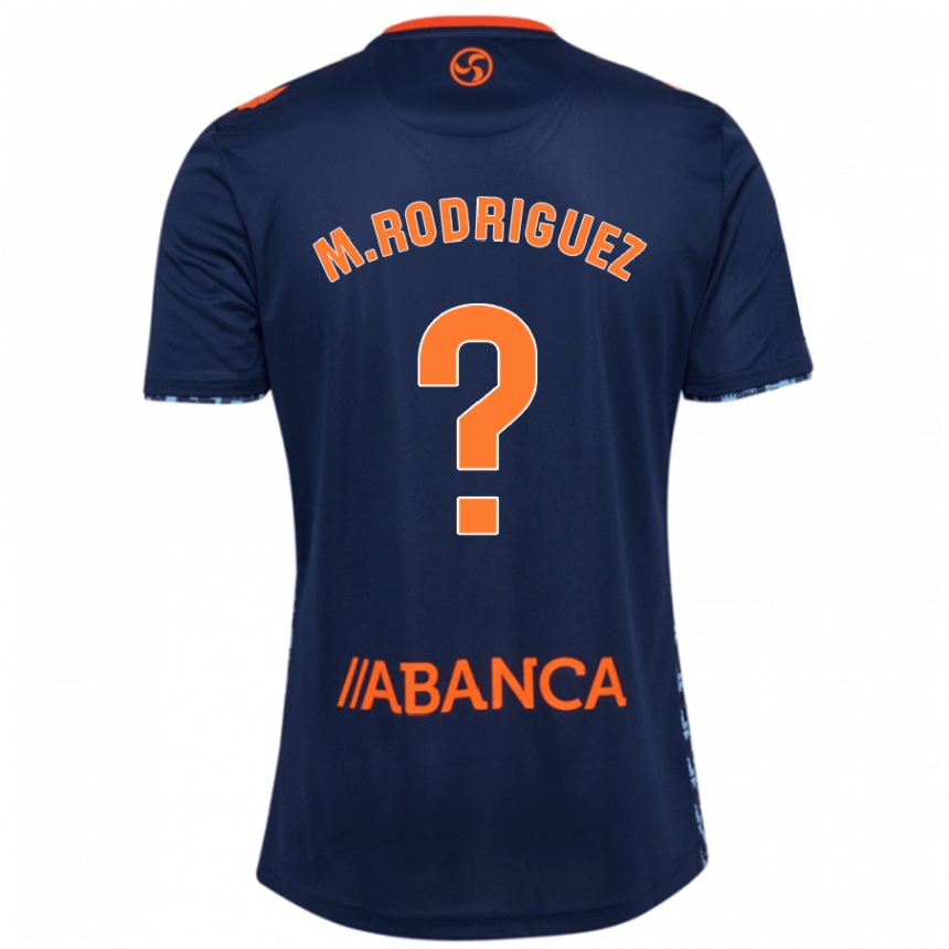 Femme Football Maillot Manu Rodríguez #0 Bleu Marine Tenues Extérieur 2024/25