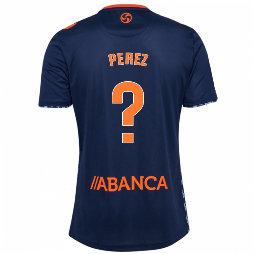 Femme Football Maillot Iván Pérez #0 Bleu Marine Tenues Extérieur 2024/25