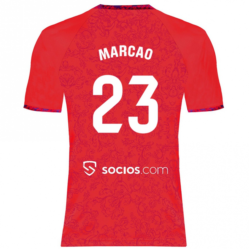 Femme Football Maillot Marcão #23 Rouge Tenues Extérieur 2024/25