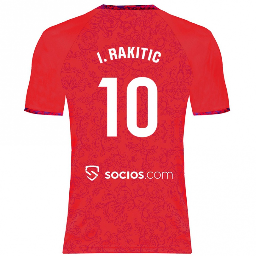 Femme Football Maillot Ivan Rakitic #10 Rouge Tenues Extérieur 2024/25