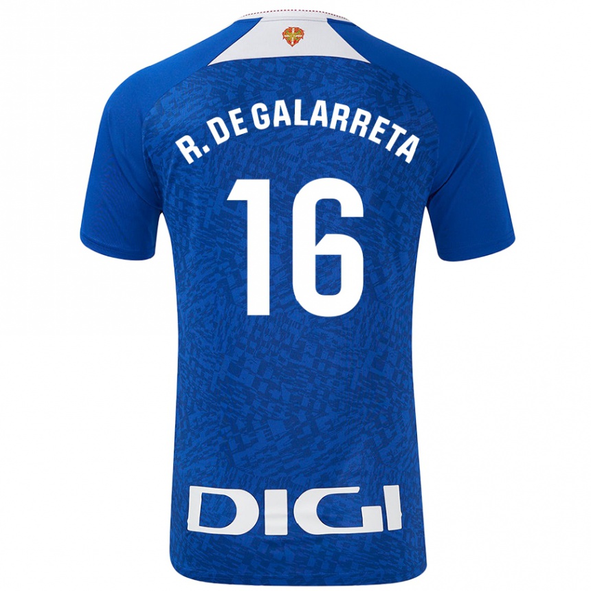 Femme Football Maillot Iñigo Ruiz De Galarreta #16 Bleu Roi Tenues Extérieur 2024/25