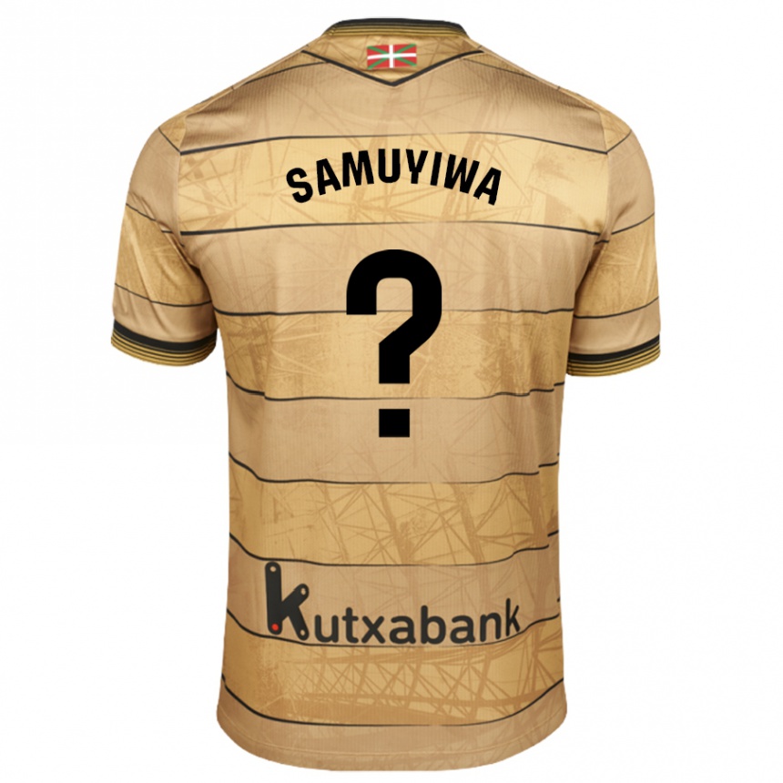 Femme Football Maillot Santino Samuyiwa #0 Marron Tenues Extérieur 2024/25