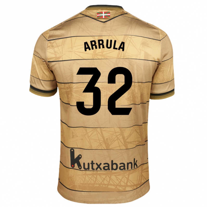 Femme Football Maillot Julia Arrula #32 Marron Tenues Extérieur 2024/25