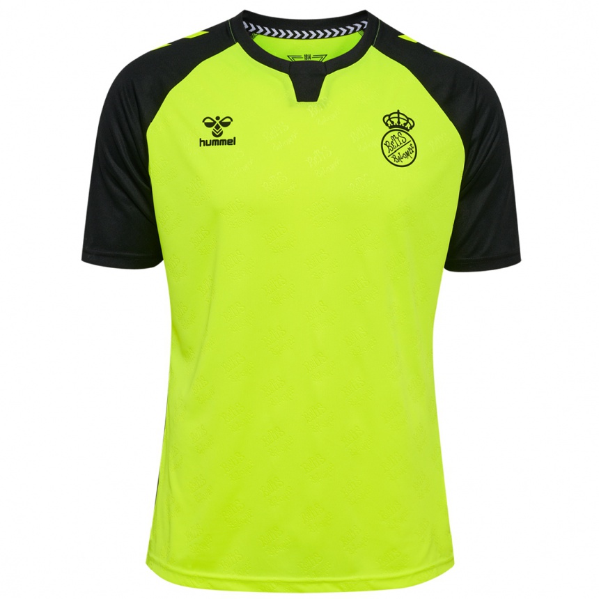 Femme Football Maillot Rhiannon Roberts #6 Jaune Fluo Noir Tenues Extérieur 2024/25