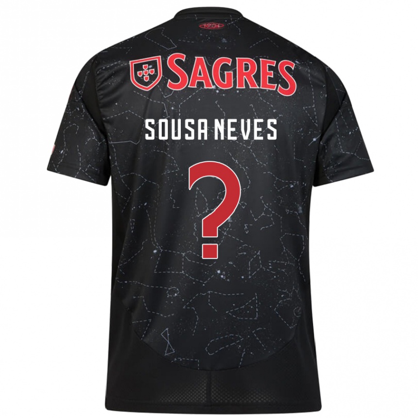 Femme Football Maillot Dilan Alison Sousa Neves #0 Noir Rouge Tenues Extérieur 2024/25