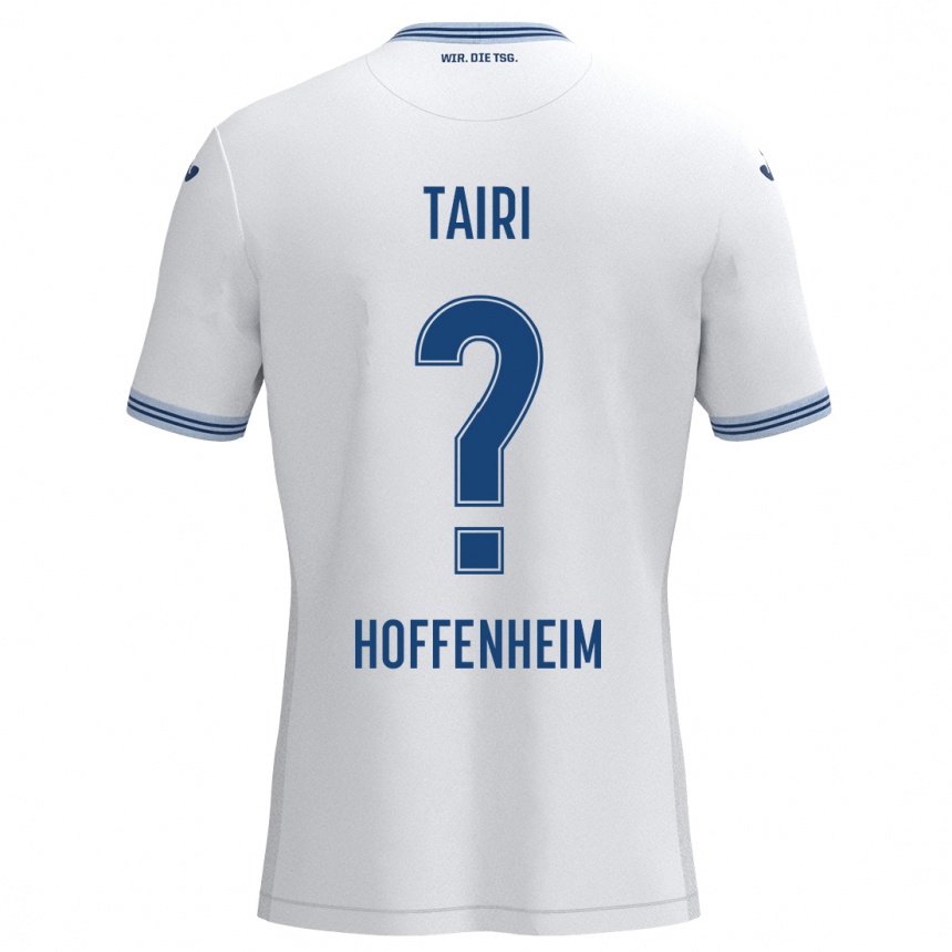 Femme Football Maillot Zidan Tairi #0 Blanc Bleu Tenues Extérieur 2024/25