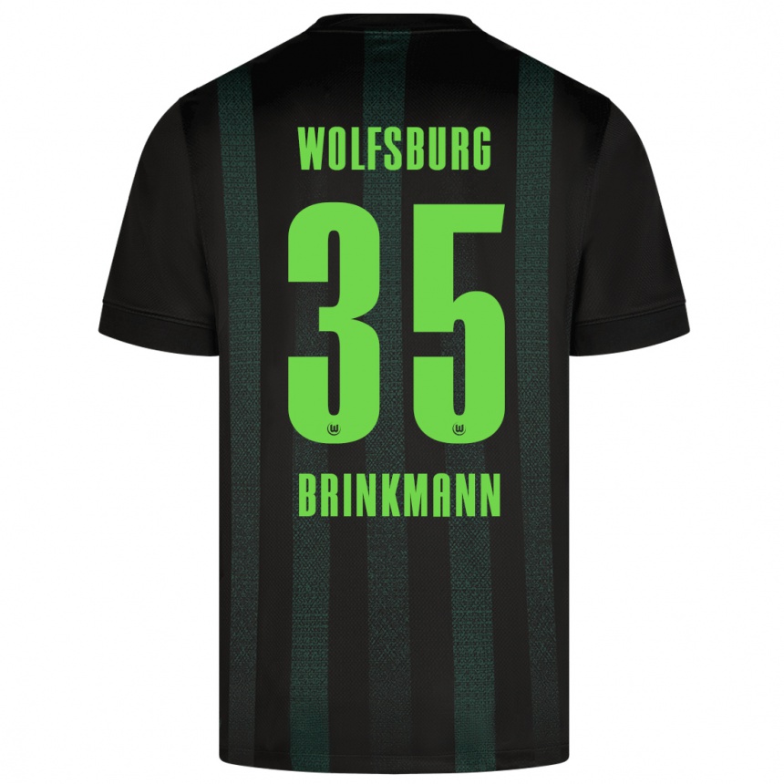 Femme Football Maillot Karla Brinkmann #35 Vert Foncé Tenues Extérieur 2024/25