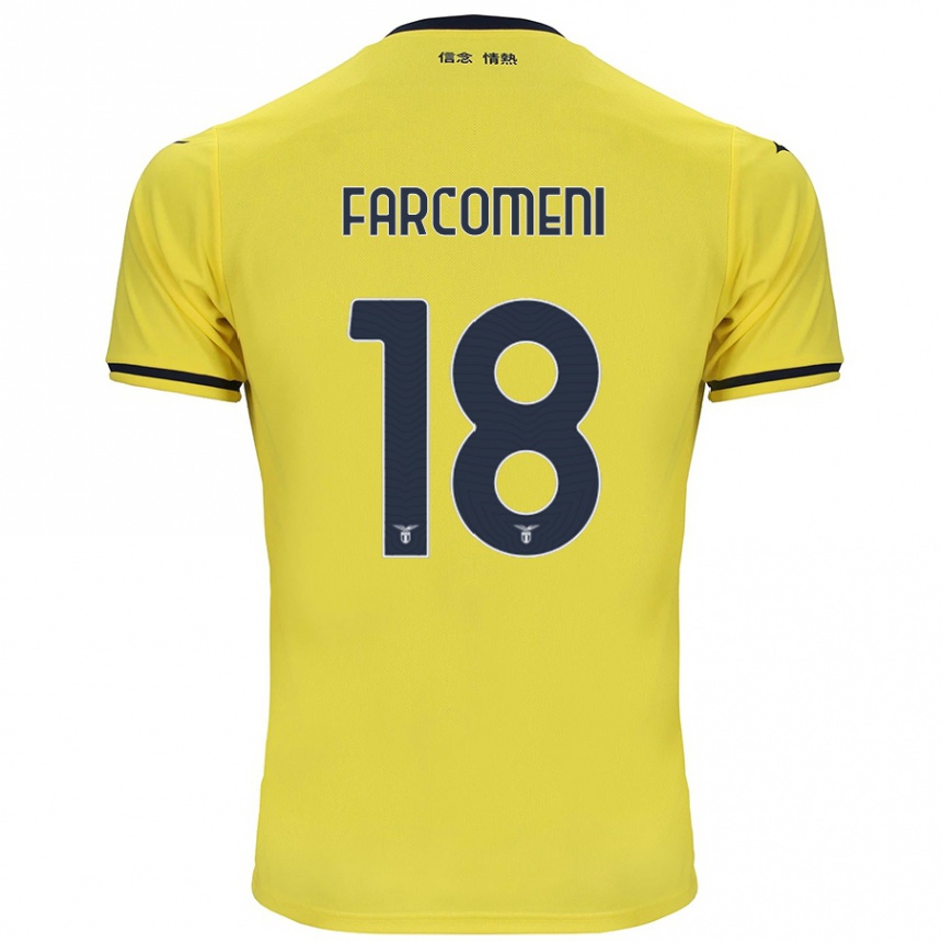 Femme Football Maillot Valerio Farcomeni #18 Jaune Tenues Extérieur 2024/25