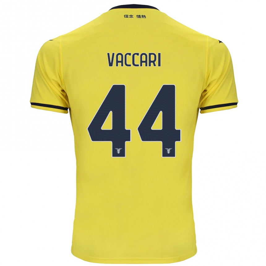 Femme Football Maillot Flavia Vaccari #44 Jaune Tenues Extérieur 2024/25