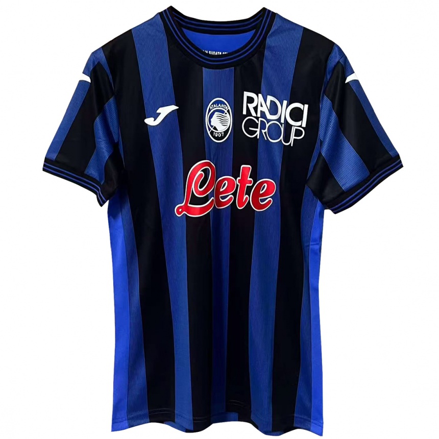 Enfant Football Maillot Federico Marrone #0 Bleu Noir Tenues Domicile 2024/25