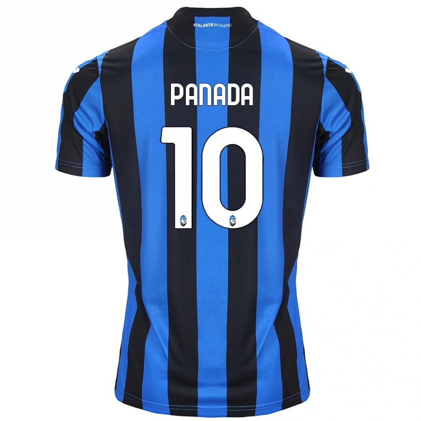 Enfant Football Maillot Simone Panada #10 Bleu Noir Tenues Domicile 2024/25