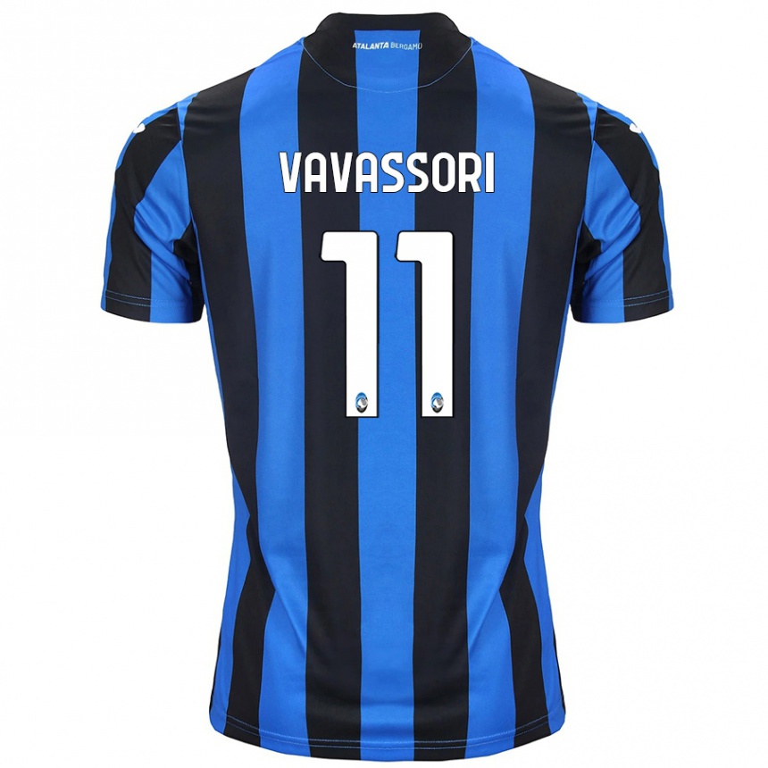 Enfant Football Maillot Dominic Vavassori #11 Bleu Noir Tenues Domicile 2024/25