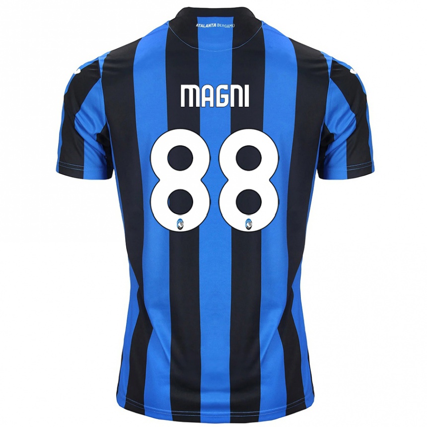 Enfant Football Maillot Gloria Magni #88 Bleu Noir Tenues Domicile 2024/25