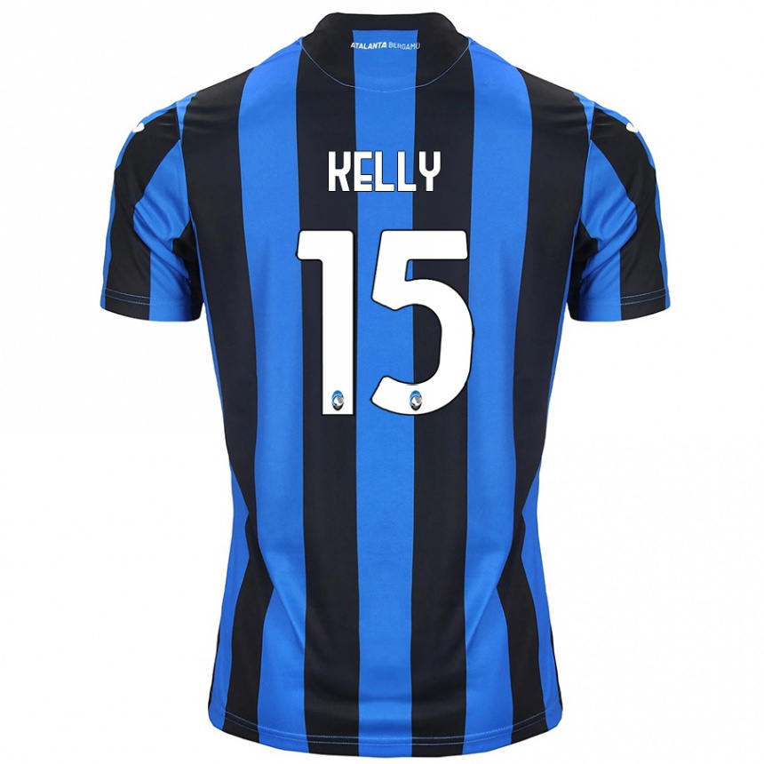 Enfant Football Maillot Maegan Kelly #15 Bleu Noir Tenues Domicile 2024/25