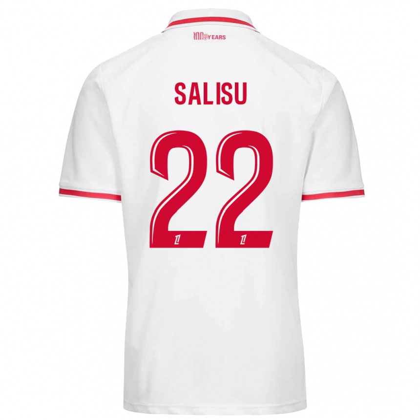 Enfant Football Maillot Mohammed Salisu #22 Blanc Rouge Tenues Domicile 2024/25