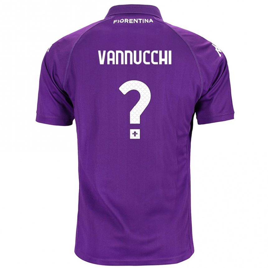 Enfant Football Maillot Tommaso Vannucchi #0 Violet Tenues Domicile 2024/25