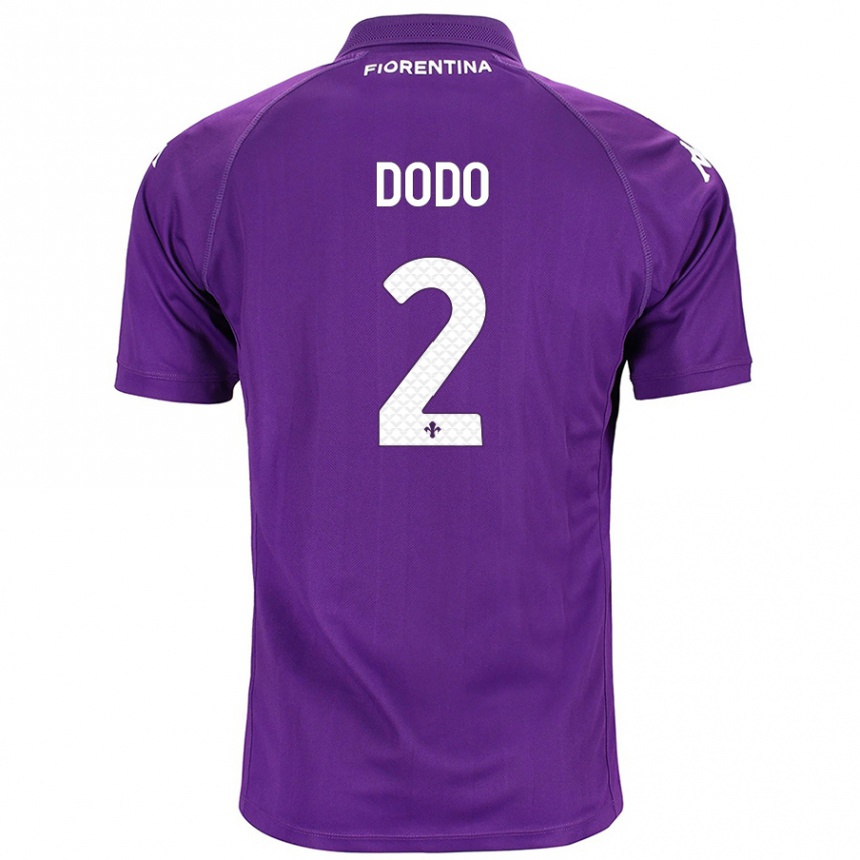 Enfant Football Maillot Dodô #2 Violet Tenues Domicile 2024/25