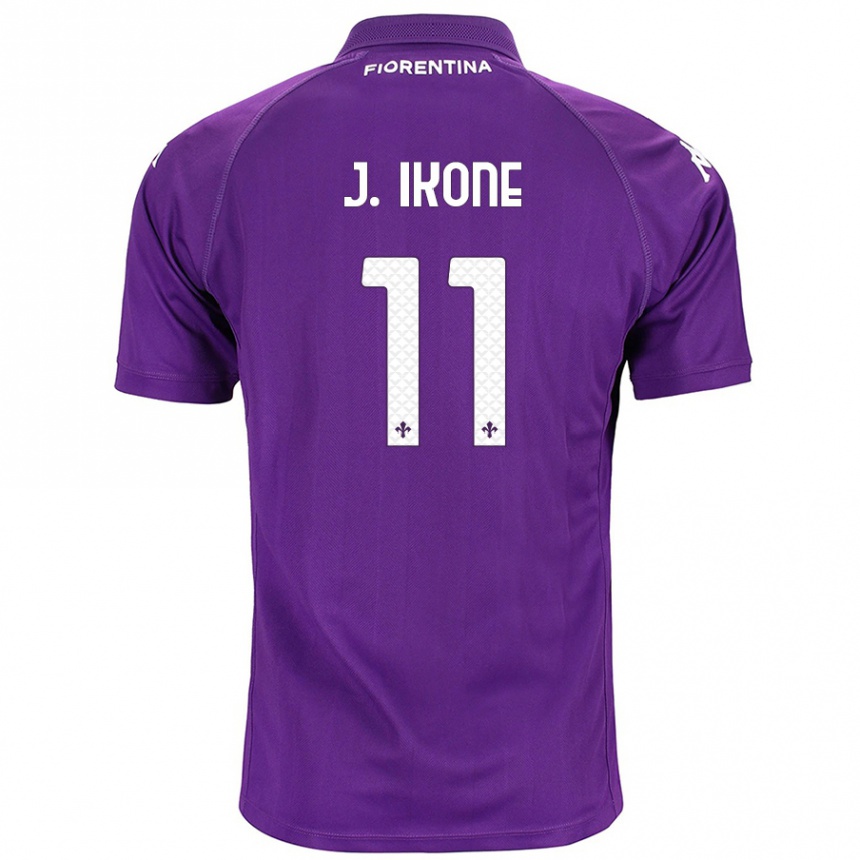 Enfant Football Maillot Jonathan Ikoné #11 Violet Tenues Domicile 2024/25