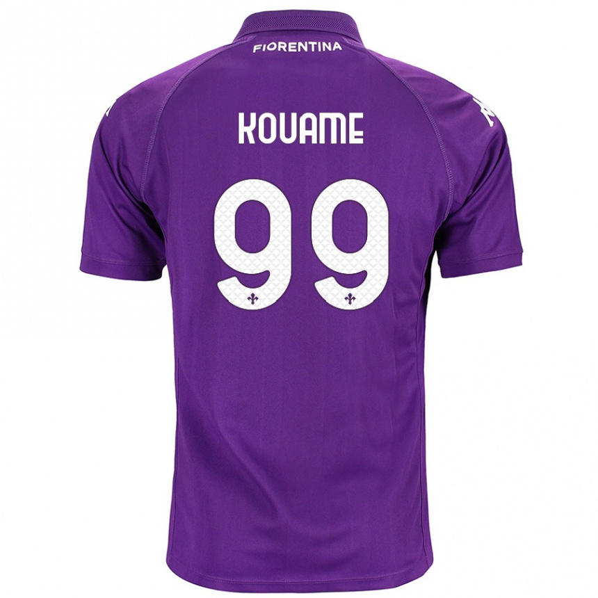 Enfant Football Maillot Christian Kouamé #99 Violet Tenues Domicile 2024/25