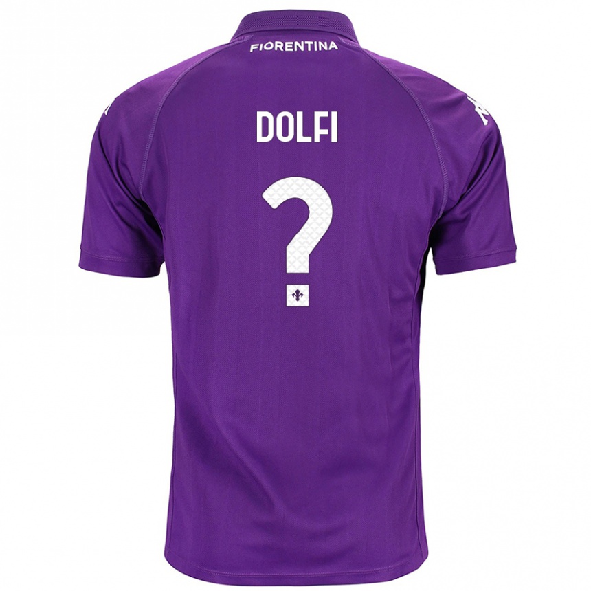 Enfant Football Maillot Brando Dolfi #0 Violet Tenues Domicile 2024/25