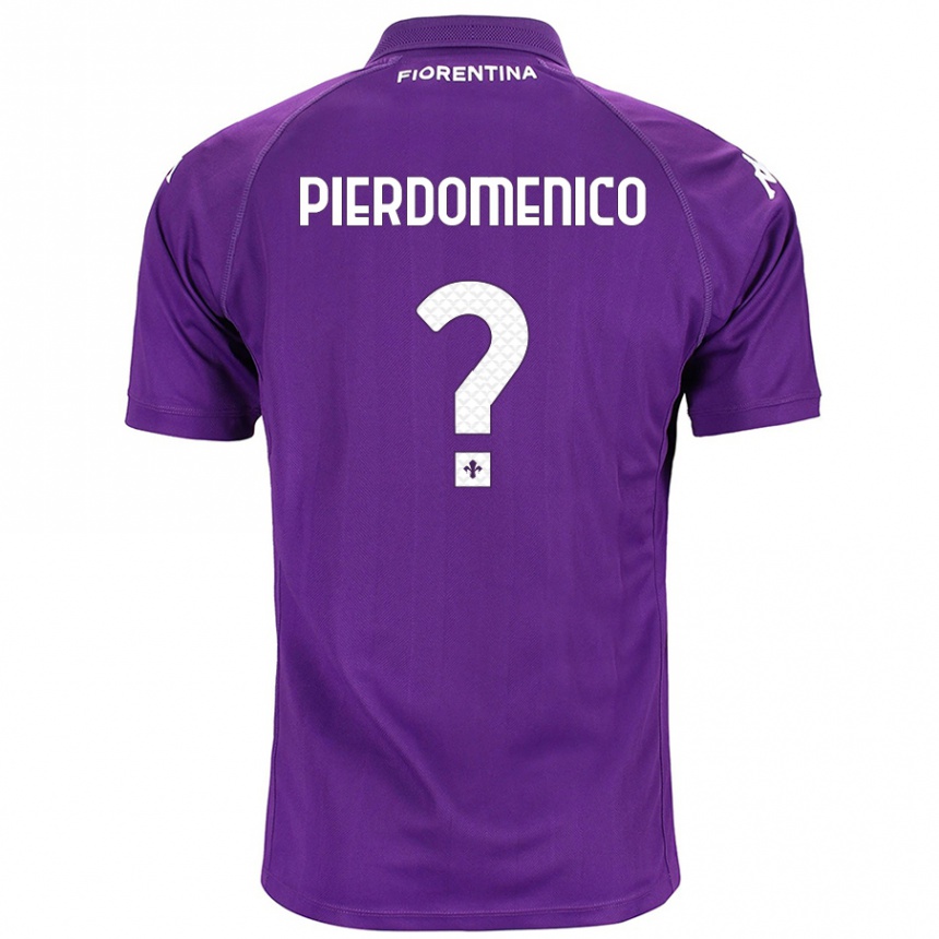 Enfant Football Maillot Jacopo Di Pierdomenico #0 Violet Tenues Domicile 2024/25