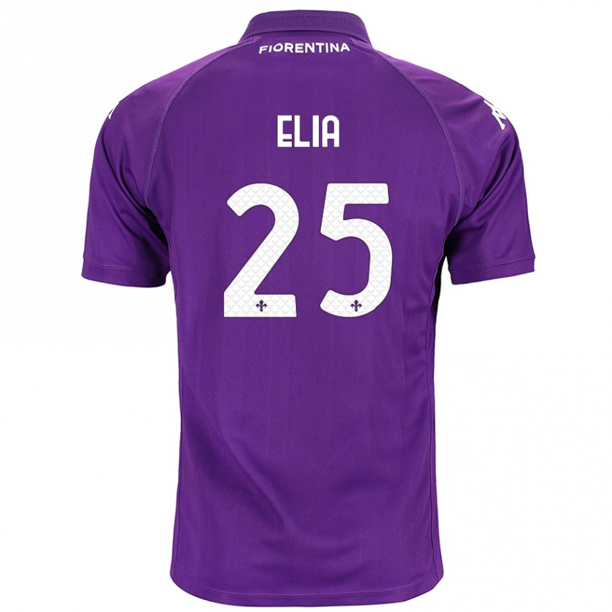 Enfant Football Maillot Mirko Elia #25 Violet Tenues Domicile 2024/25