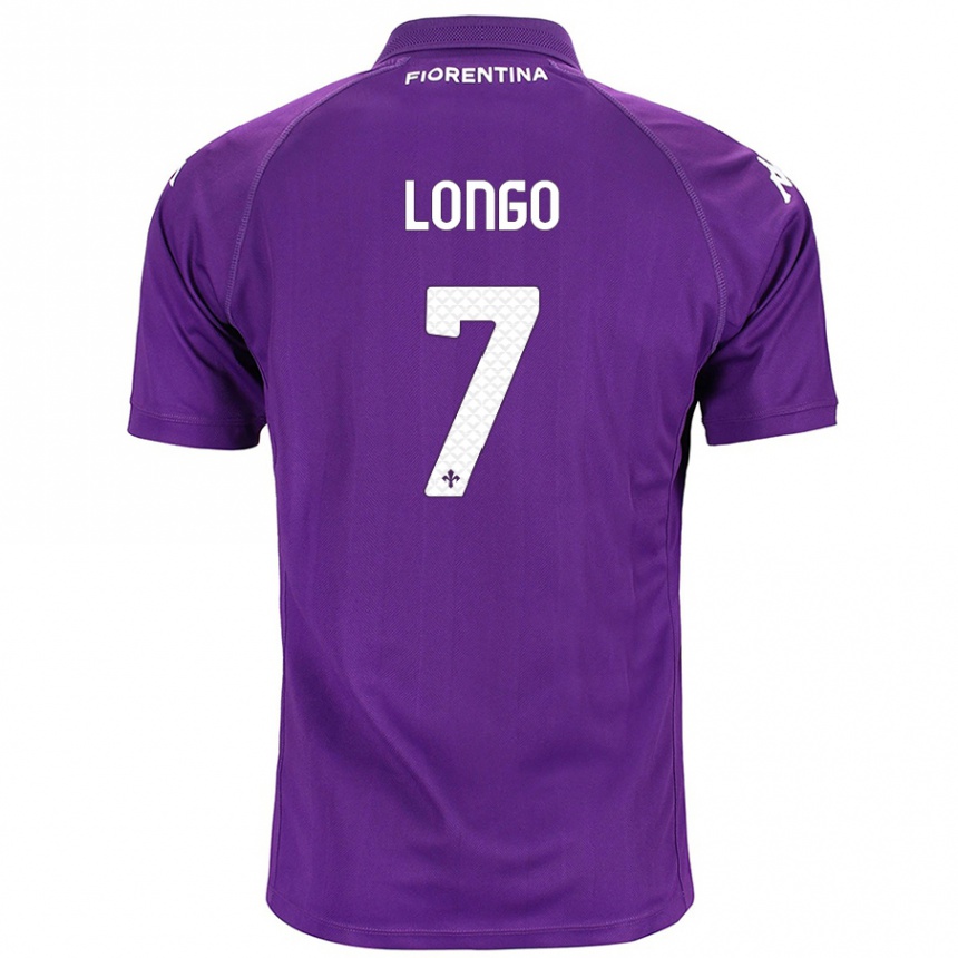 Enfant Football Maillot Miriam Longo #7 Violet Tenues Domicile 2024/25