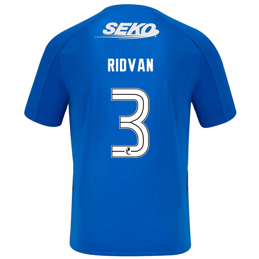 Enfant Football Maillot Rıdvan Yılmaz #3 Bleu Foncé Tenues Domicile 2024/25