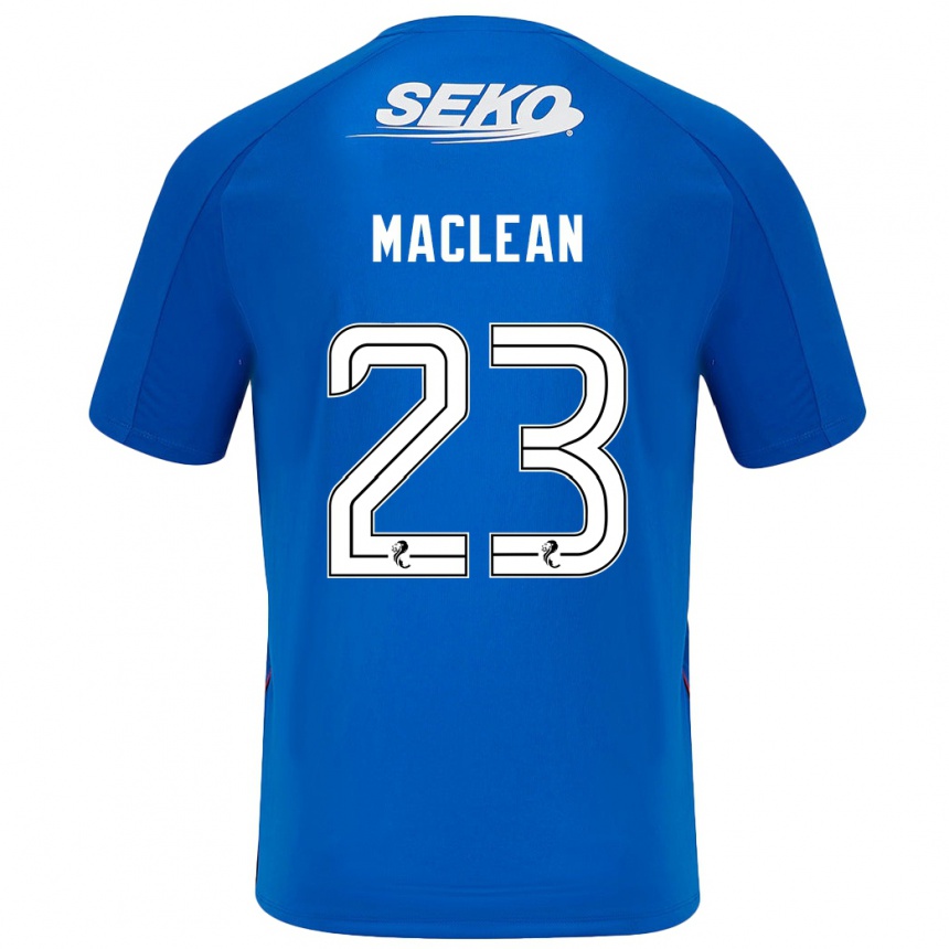 Enfant Football Maillot Kirsty Maclean #23 Bleu Foncé Tenues Domicile 2024/25