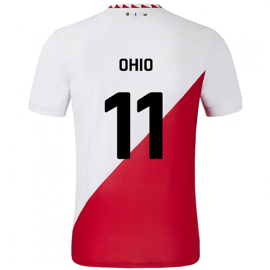 Enfant Football Maillot Noah Ohio #11 Blanc Rouge Tenues Domicile 2024/25