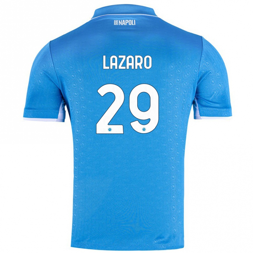 Enfant Football Maillot Paloma Lázaro #29 Bleu Ciel Tenues Domicile 2024/25