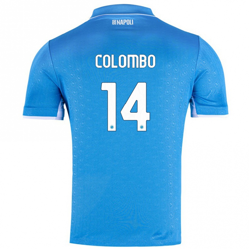 Enfant Football Maillot Sofia Colombo #14 Bleu Ciel Tenues Domicile 2024/25