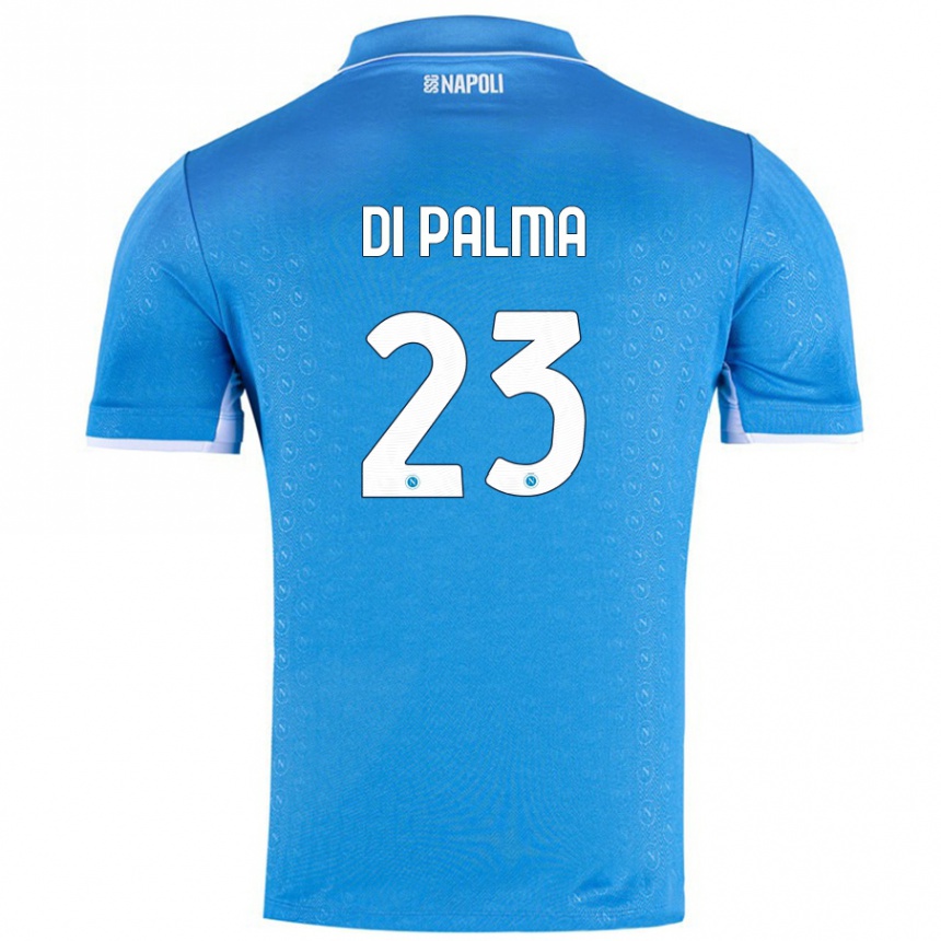 Enfant Football Maillot Manuel Di Palma #23 Bleu Ciel Tenues Domicile 2024/25