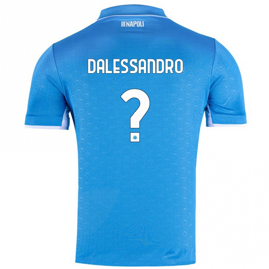 Enfant Football Maillot Nicola Dalessandro #0 Bleu Ciel Tenues Domicile 2024/25