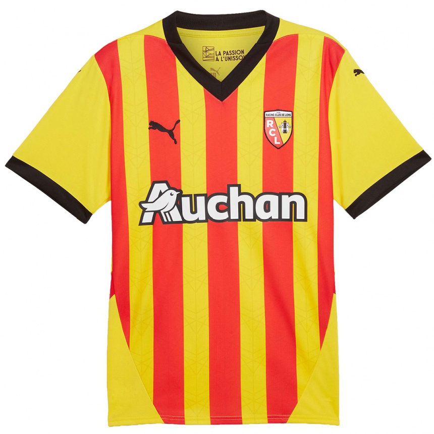 Enfant Football Maillot Marceau Apperry #0 Jaune Rouge Tenues Domicile 2024/25