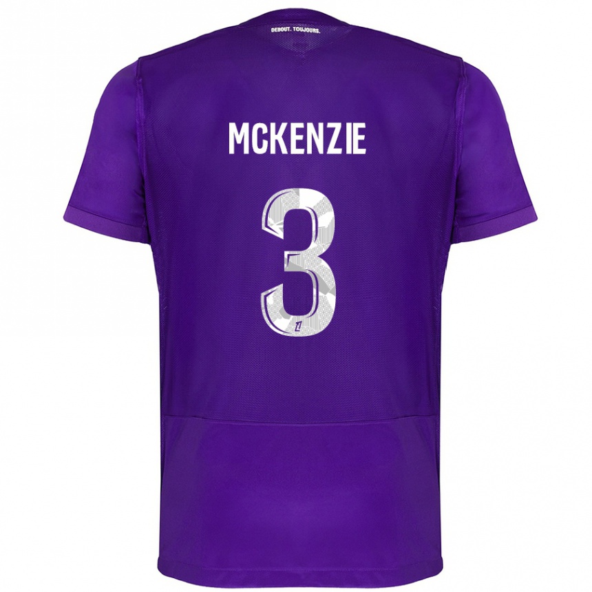 Enfant Football Maillot Mark Mckenzie #3 Violet Blanc Tenues Domicile 2024/25