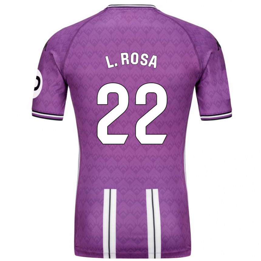 Enfant Football Maillot Lucas Rosa #22 Violet Blanc Tenues Domicile 2024/25