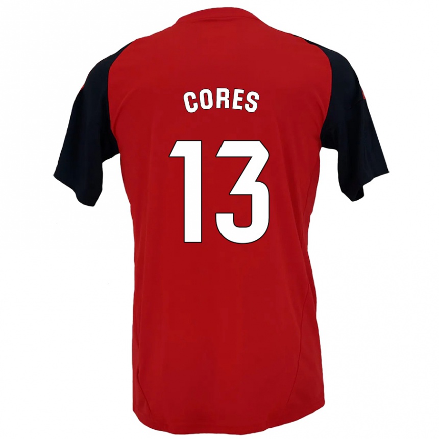 Enfant Football Maillot Christian Cores #13 Rouge Noir Tenues Domicile 2024/25