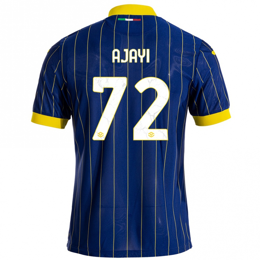 Enfant Football Maillot Junior Ajayi #72 Bleu Jaune Tenues Domicile 2024/25