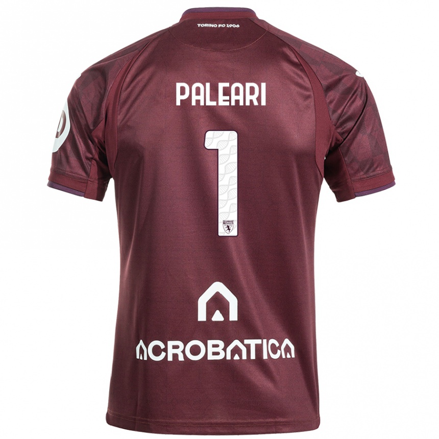 Enfant Football Maillot Alberto Paleari #1 Bordeaux Blanc Tenues Domicile 2024/25