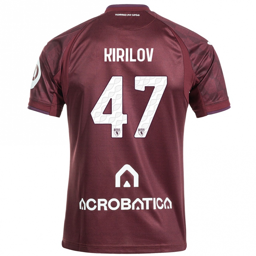 Enfant Football Maillot Martin Kirilov #47 Bordeaux Blanc Tenues Domicile 2024/25