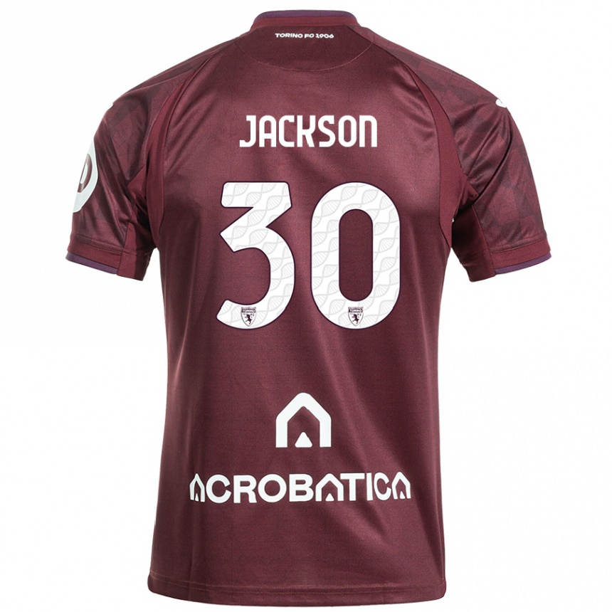 Enfant Football Maillot Michael Jackson #30 Bordeaux Blanc Tenues Domicile 2024/25