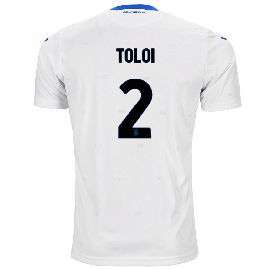 Enfant Football Maillot Rafael Tolói #2 Blanc Tenues Extérieur 2024/25