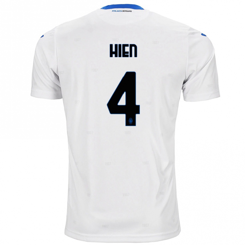 Enfant Football Maillot Isak Hien #4 Blanc Tenues Extérieur 2024/25