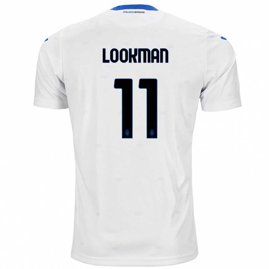 Enfant Football Maillot Ademola Lookman #11 Blanc Tenues Extérieur 2024/25