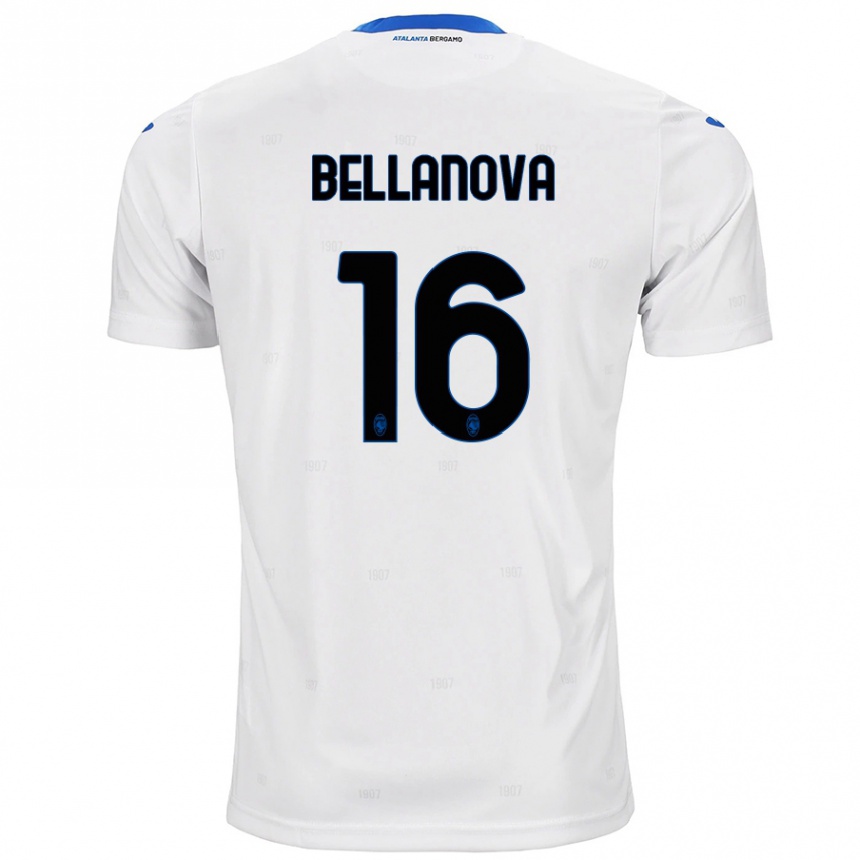 Enfant Football Maillot Raoul Bellanova #16 Blanc Tenues Extérieur 2024/25