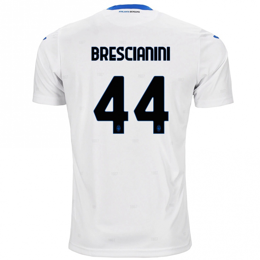 Enfant Football Maillot Marco Brescianini #44 Blanc Tenues Extérieur 2024/25