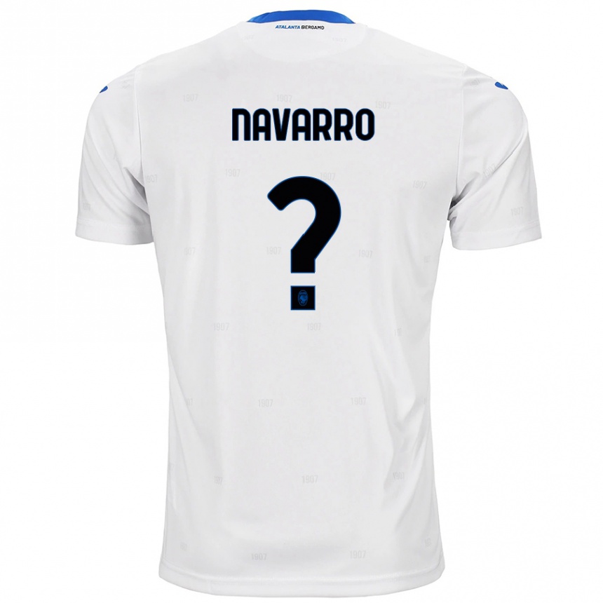 Enfant Football Maillot Albert Navarro #0 Blanc Tenues Extérieur 2024/25