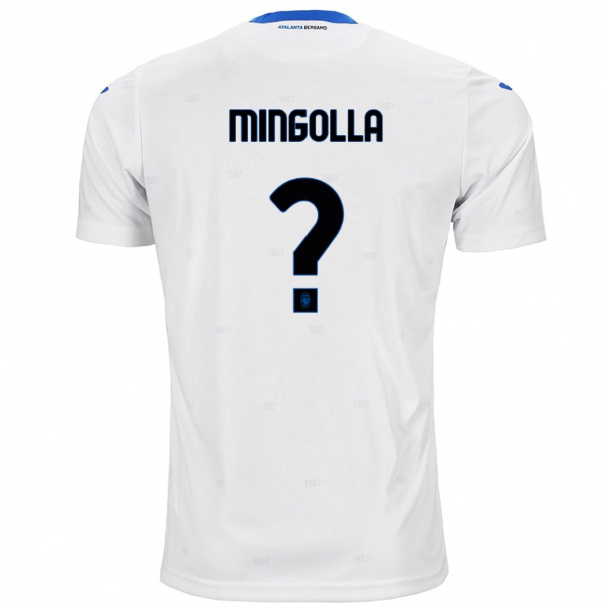 Enfant Football Maillot Simone Mingolla #0 Blanc Tenues Extérieur 2024/25